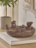 Hamish Highland Cow decorative bowl, resin, (British brand)