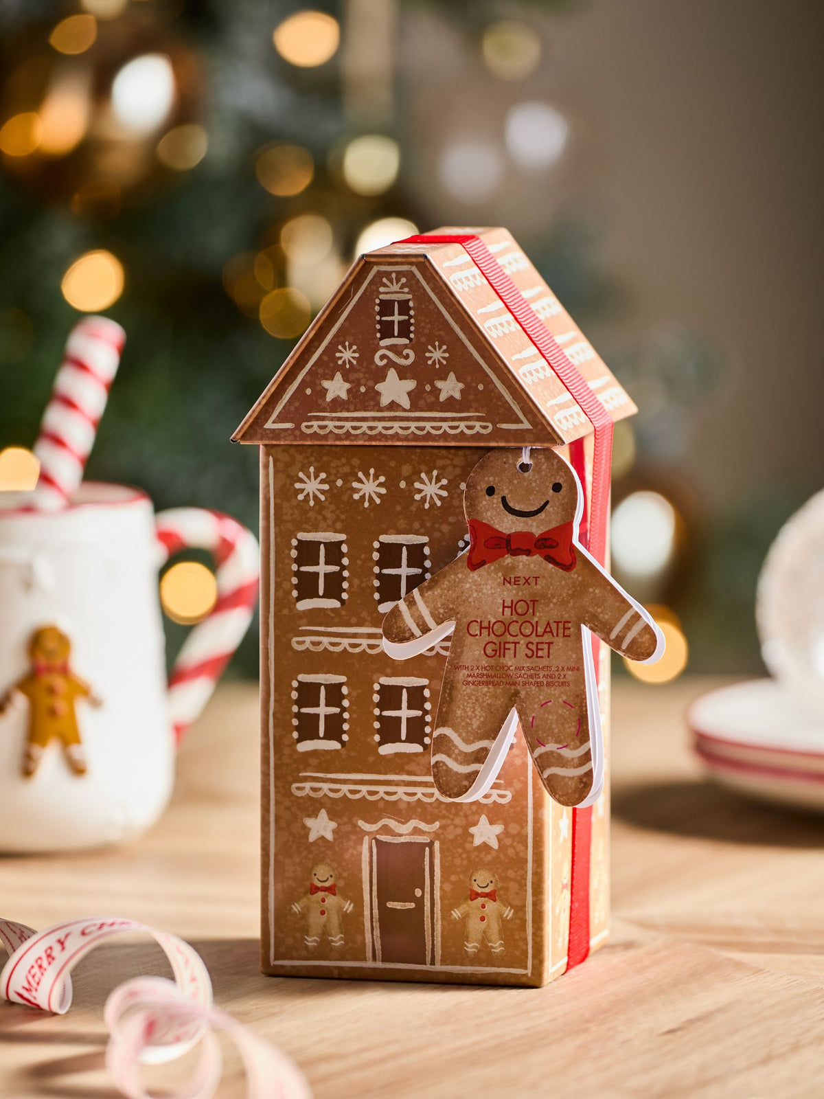 Christmas Hot Chocolate Gingerbread Tin Gift