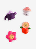 Colour changing bath buddies set of four flower garden British brand