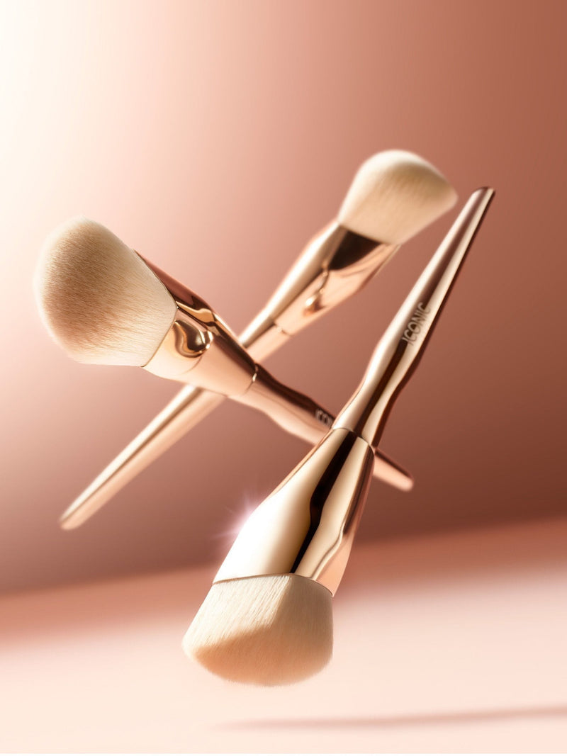 ICONIC London diamond-shaped complexion brush (British brand)