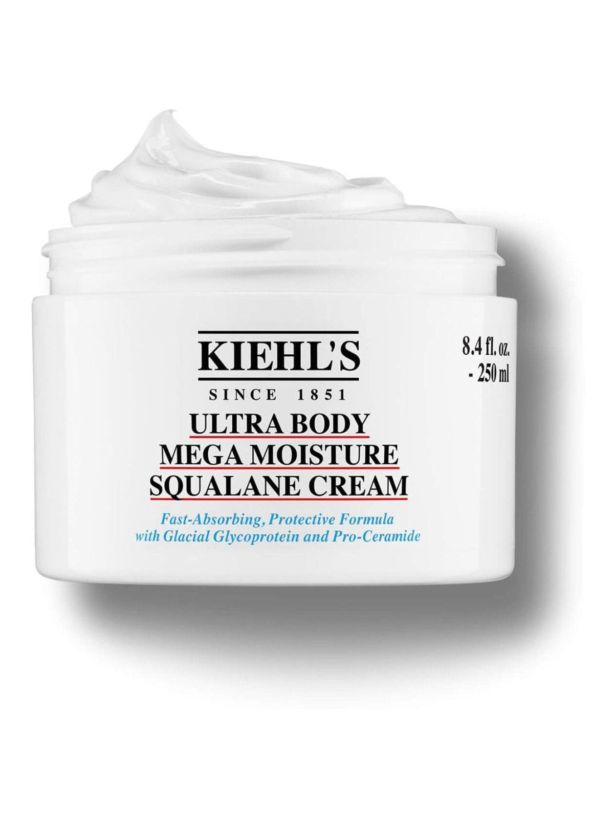 Kiehls Ultra Body Mega Moisture Squalane Cream 250ml, UK version