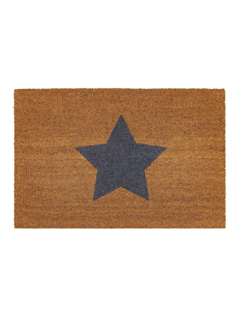 Gallery Home natural jumbo star coir doormat 60x90cm - British product