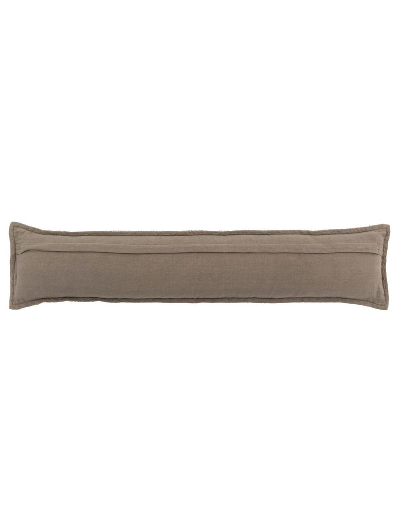 Gallery Home grey draught excluder cushion 200x900mm - British product