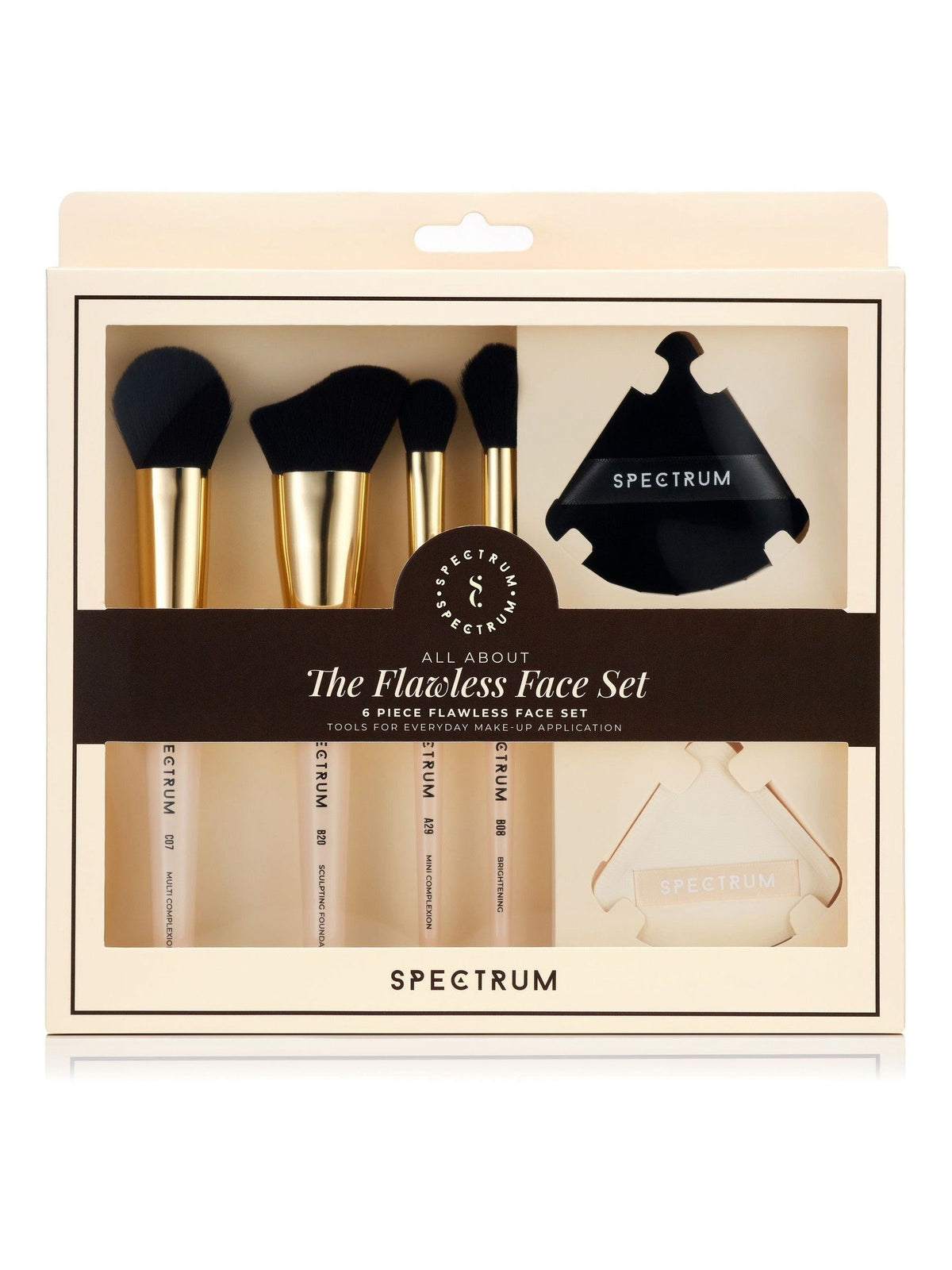 Spectrum Collections flawless face brush set 6 piece (British brand)