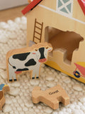 My 1st Years personalised wooden farmhouse shape sorter, imported from the UK