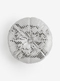 Rockett St George silver sequin discoball cushion 40cm - British product