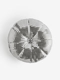 Rockett St George silver sequin discoball cushion 40cm - British product