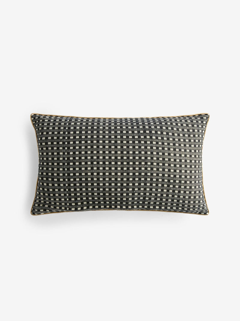 Rockett St George slogan embroidered cushion 30x50cm - British product