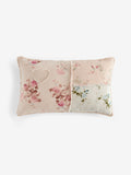 Shabby Chic floral patchwork cushion 30x50cm - British product
