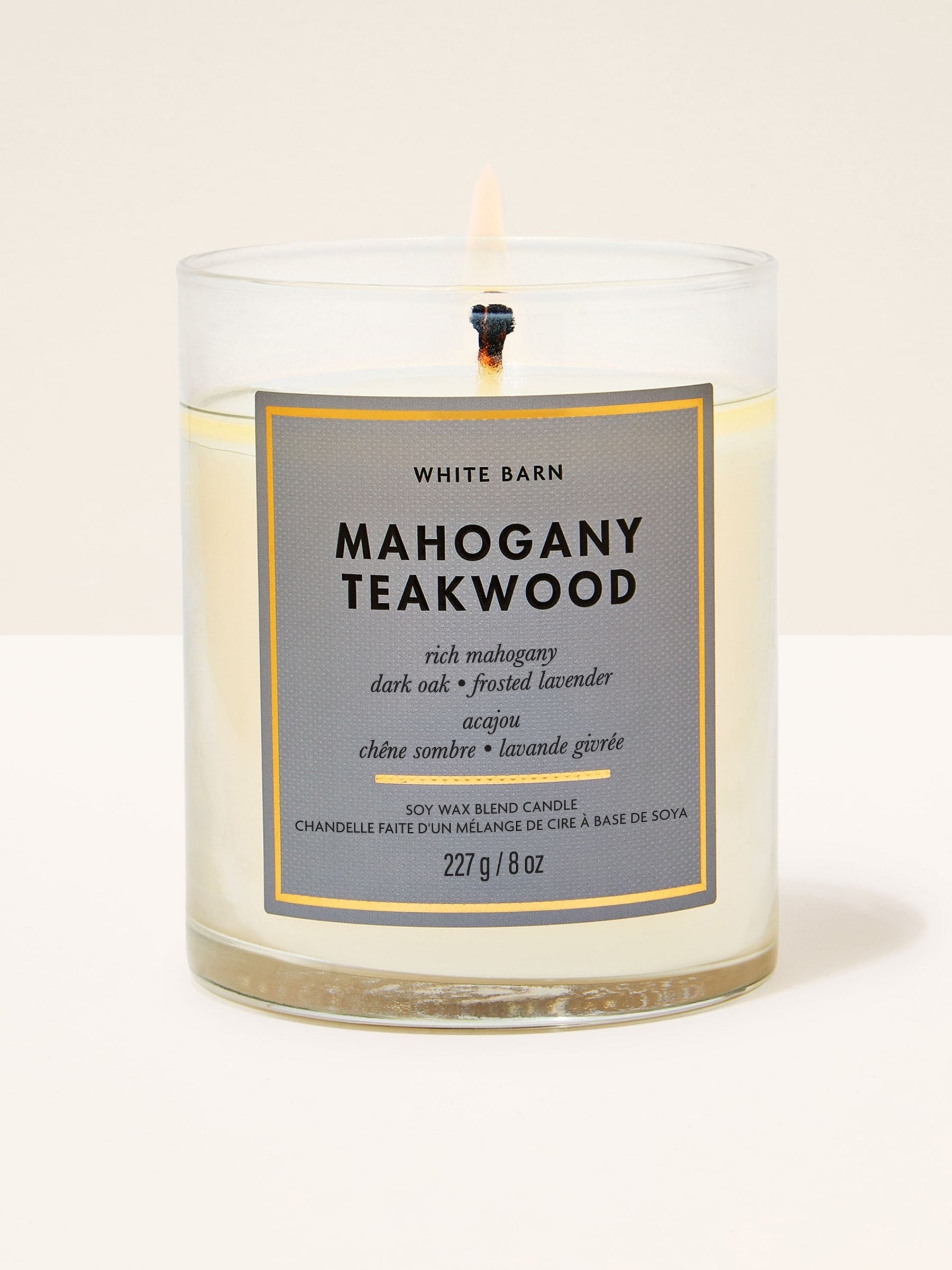 Bath & Body Works Lavender Vanilla Single Wick Candle 227g
