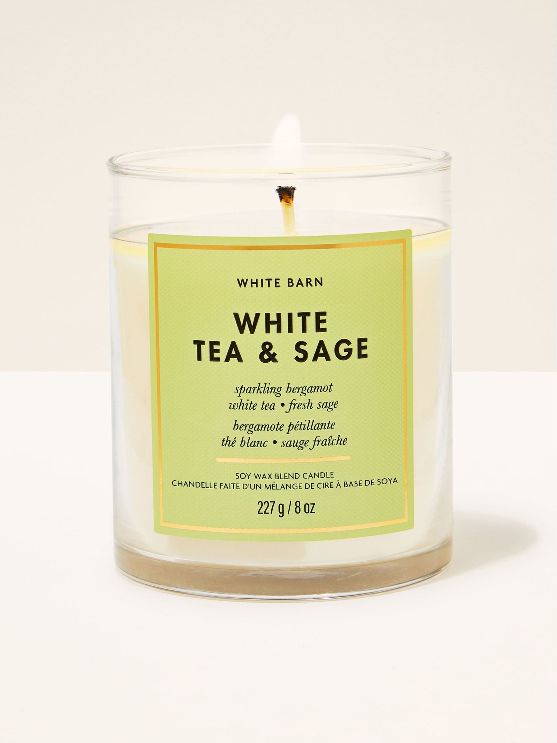 Bath & Body Works Lavender Vanilla Single Wick Candle 227g