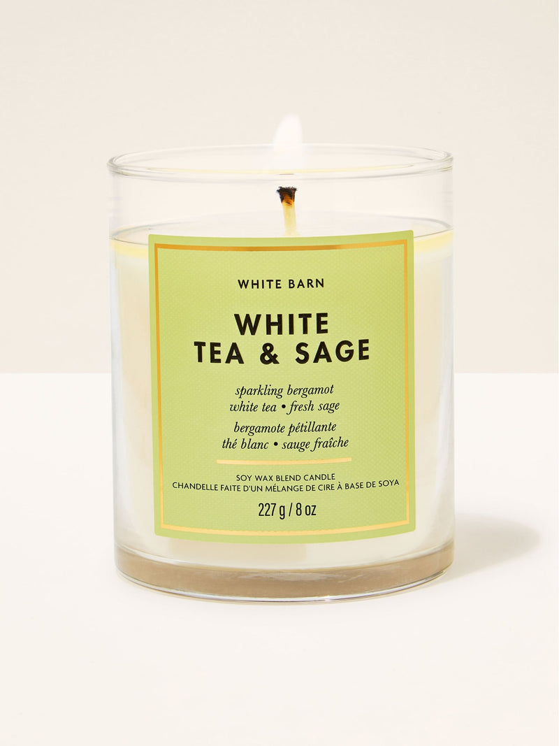 Bath & Body Works Lavender Vanilla Single Wick Candle 227g