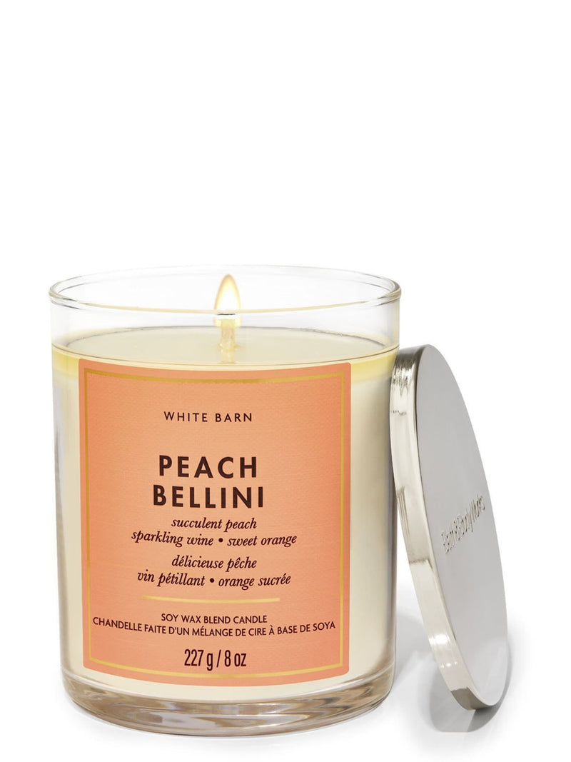 Bath & Body Works Lavender Vanilla Single Wick Candle 227g