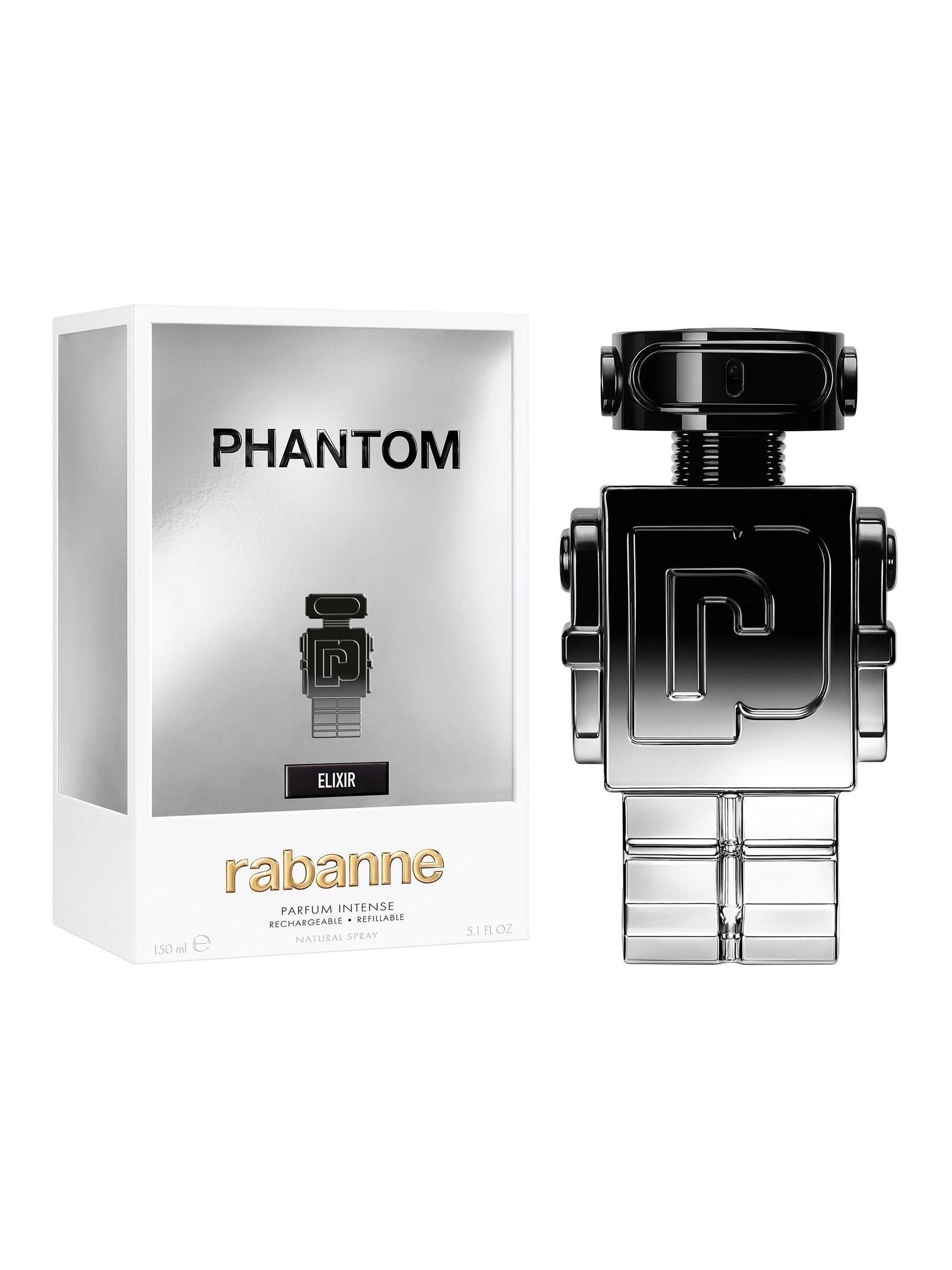 Rabanne Phantom Elixir Intense men's parfum 150 ml, imported from the UK
