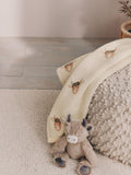 Hamish knitted baby blanket 90x70cm, UK version