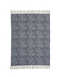 William Morris indigo blue Marigold throw 130x170cm, imported from the UK