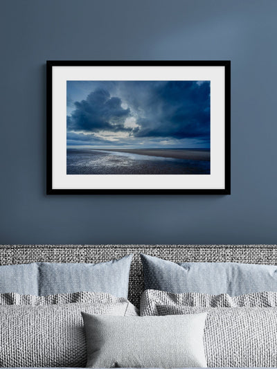 Artko Black Passing Storm by Owen Clarke Framed Art Print 73.5 x 53.5 cm