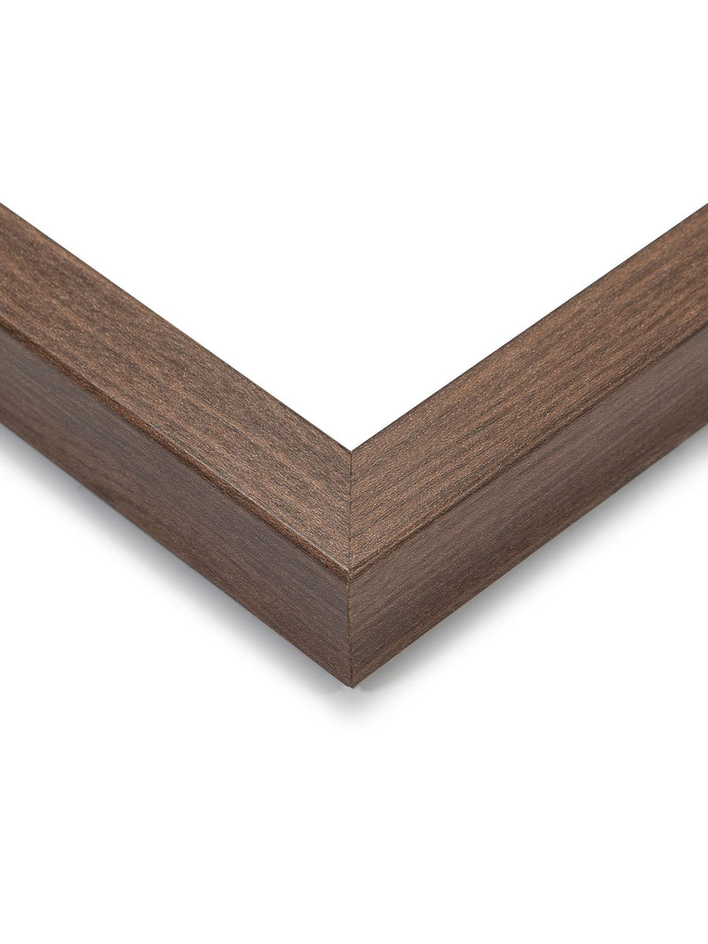 Artko walnut framed art 49.5cm x 104.5cm - British product