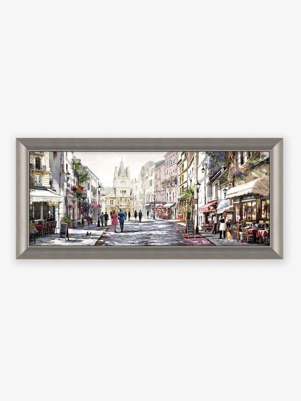 Artko Champagne Café Alfresco by Macneil Framed Art