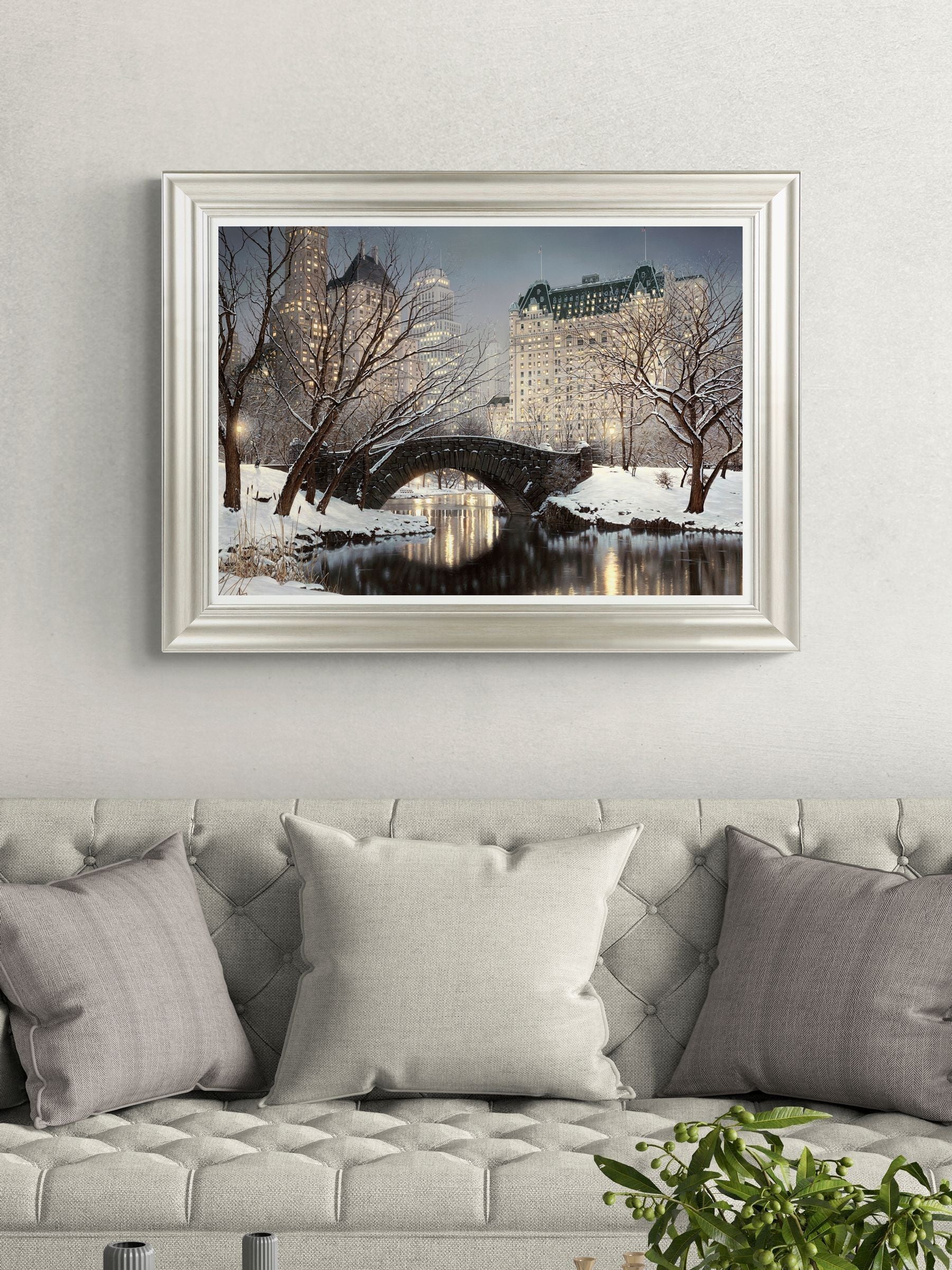 Artko Winter Nights framed art 61x81cm - British product