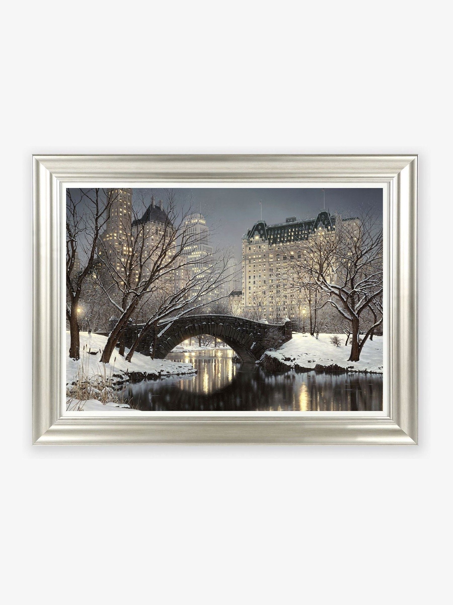 Artko Winter Nights framed art 61x81cm - British product