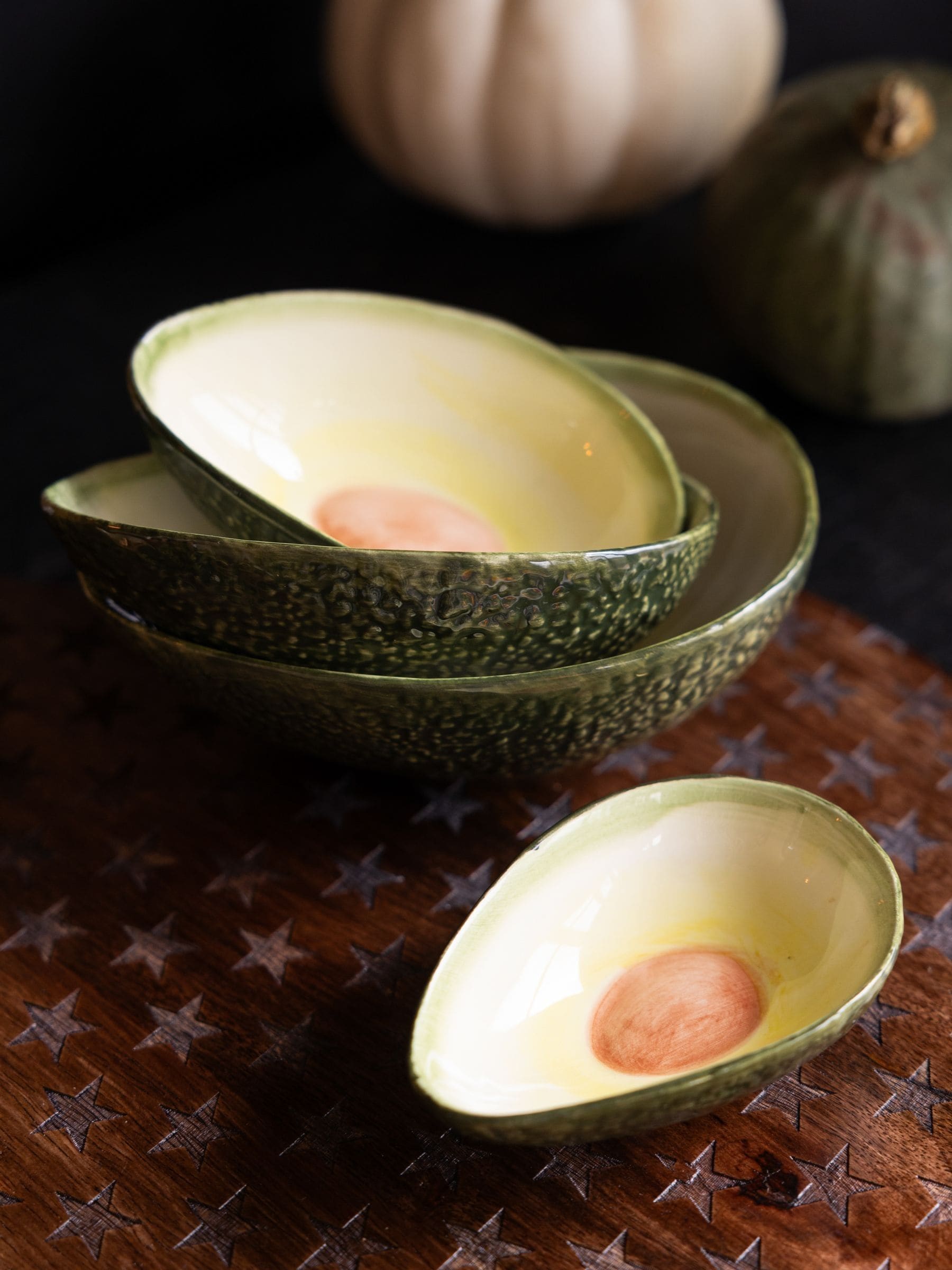 Rockett St George avocado nesting bowls set of 4, UK version