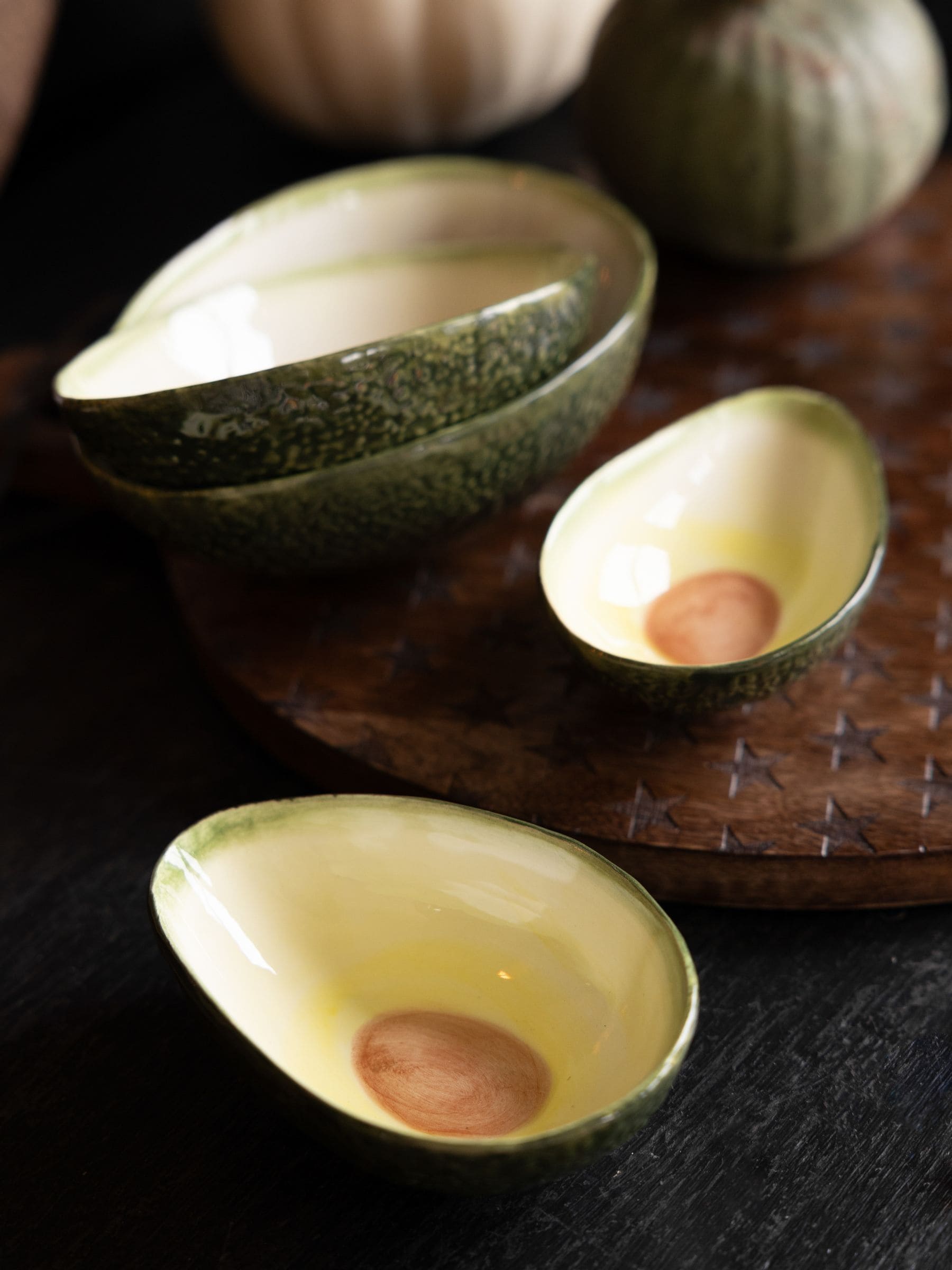 Rockett St George avocado nesting bowls set of 4, UK version