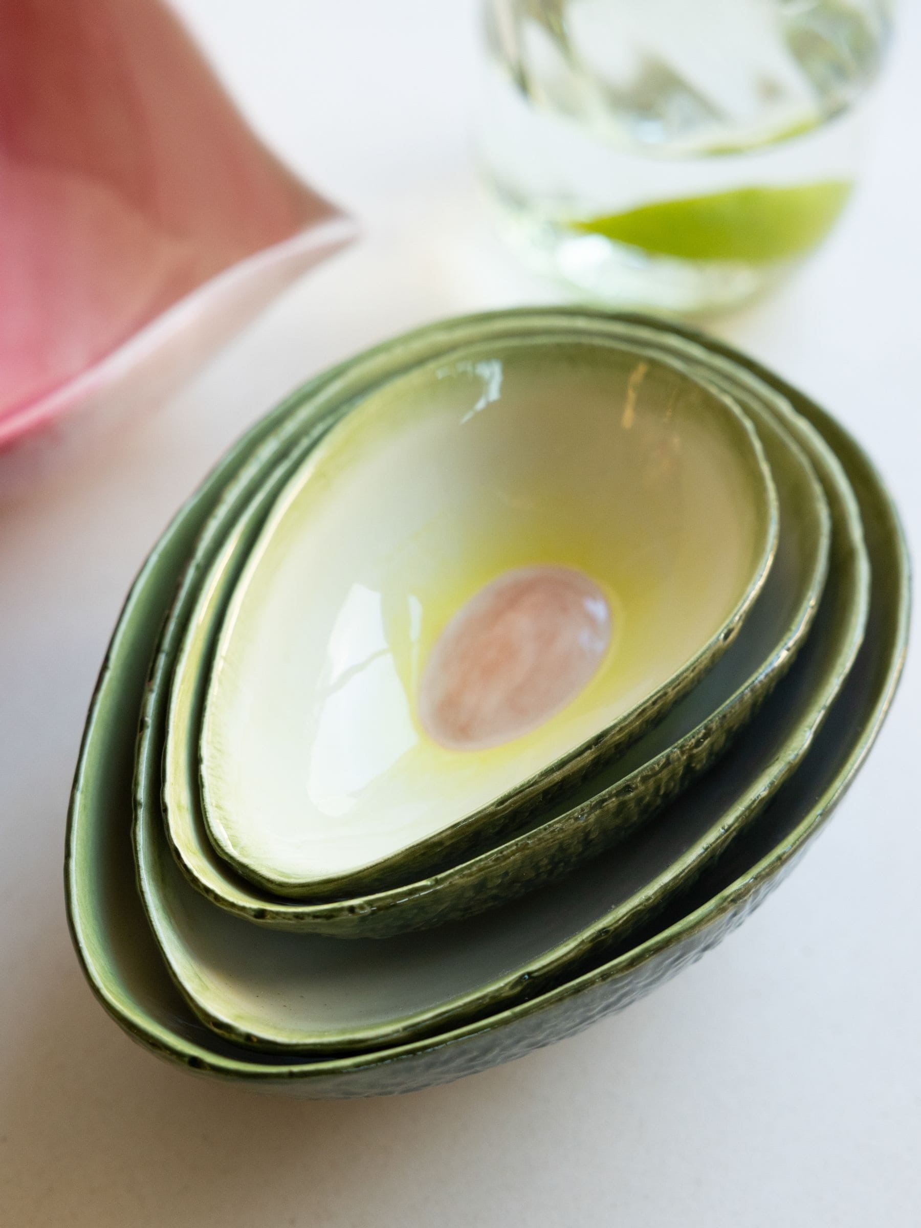 Rockett St George avocado nesting bowls set of 4, UK version