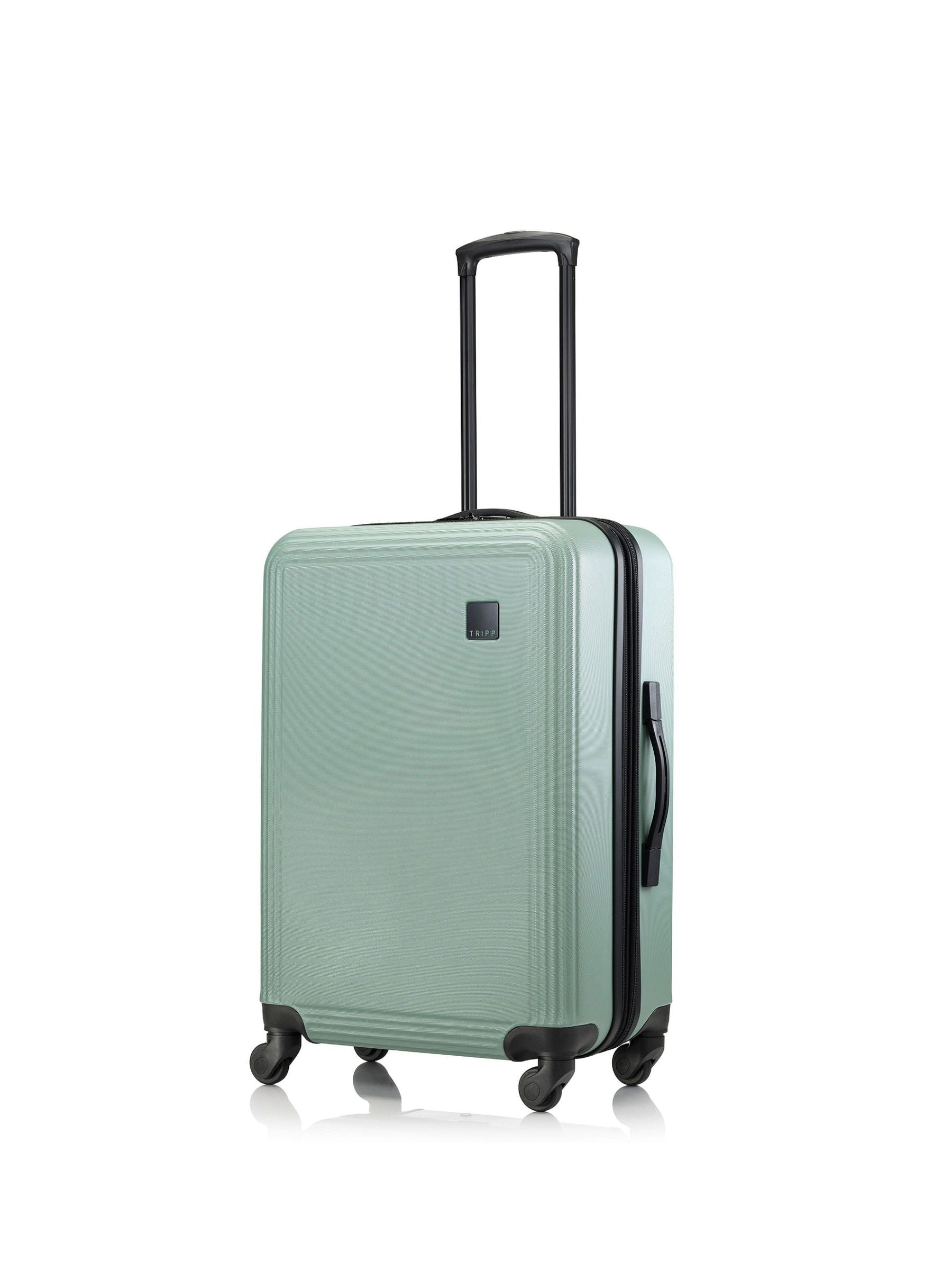 Tripp Breeze medium green expandable 4 wheel suitcase (British brand)