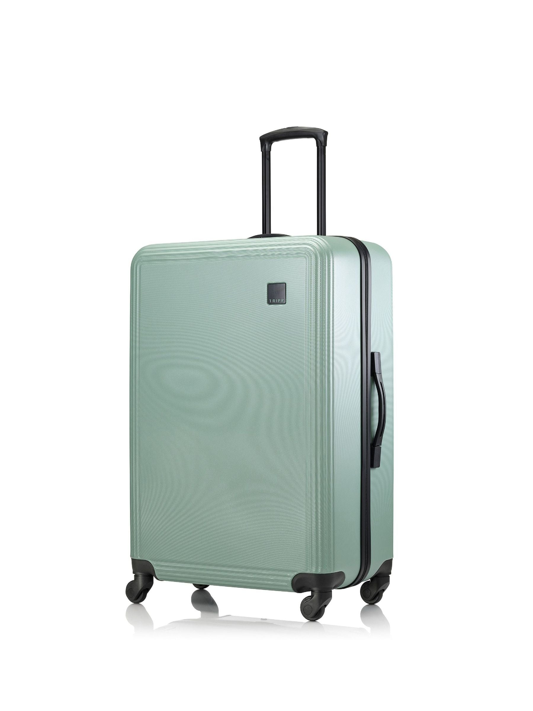 Tripp green large Breeze 4 wheel suitcase, imported from the UK