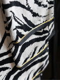 Rockett St George Dirty Zebra cotton velour towel, UK version