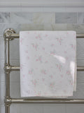 Shabby Chic towel pink floral velour (British brand)
