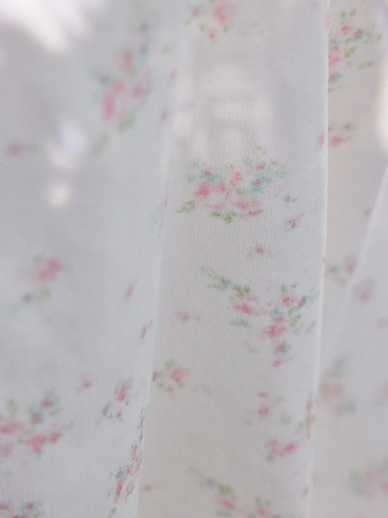 Shabby Chic towel pink floral velour (British brand)