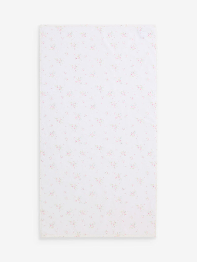 Shabby Chic towel pink floral velour (British brand)