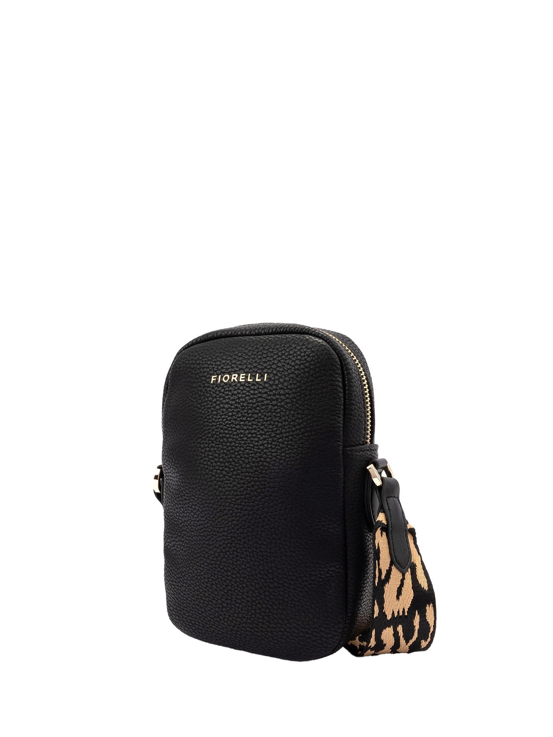 Fiorelli Black Effie webbed crossbody bag, UK version