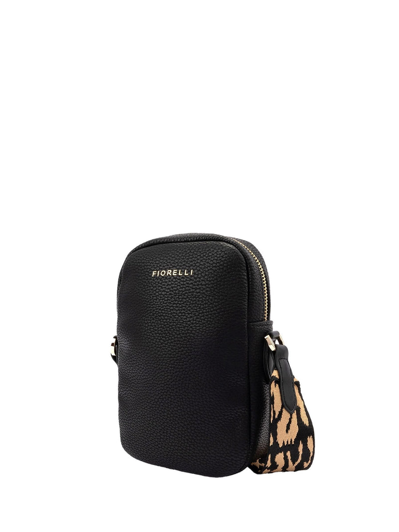 Fiorelli Black Effie webbed crossbody bag, UK version
