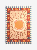 MADE.COM Orange Soteria wool tufted rug - British product