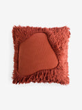MADE.COM Rust Nera Tufted Cushion 45cm, imported from the UK