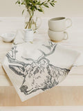 Selbrae House Linen Stag Tea Towel