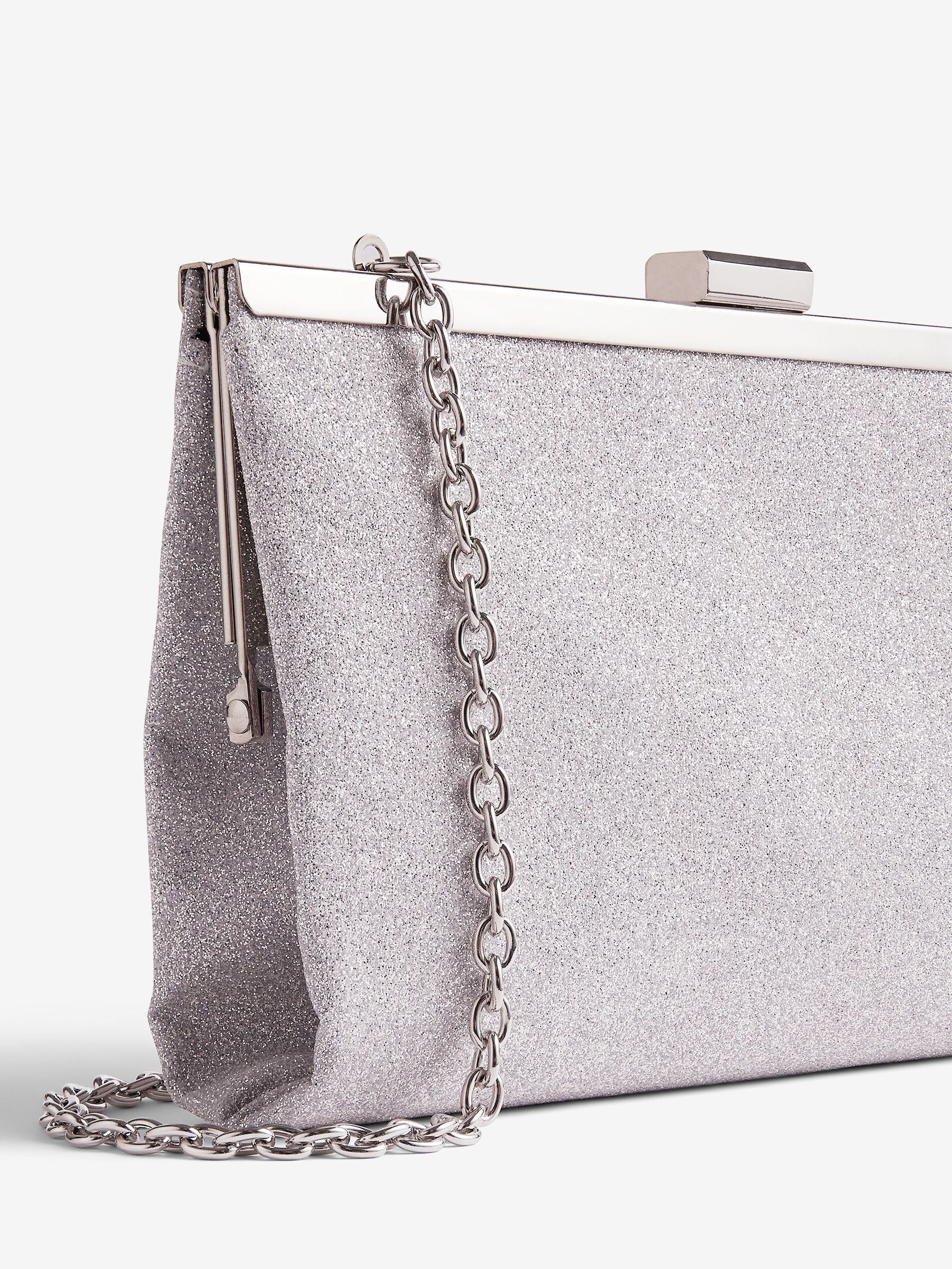 Friends Like These silver occasion clutch bag - British product