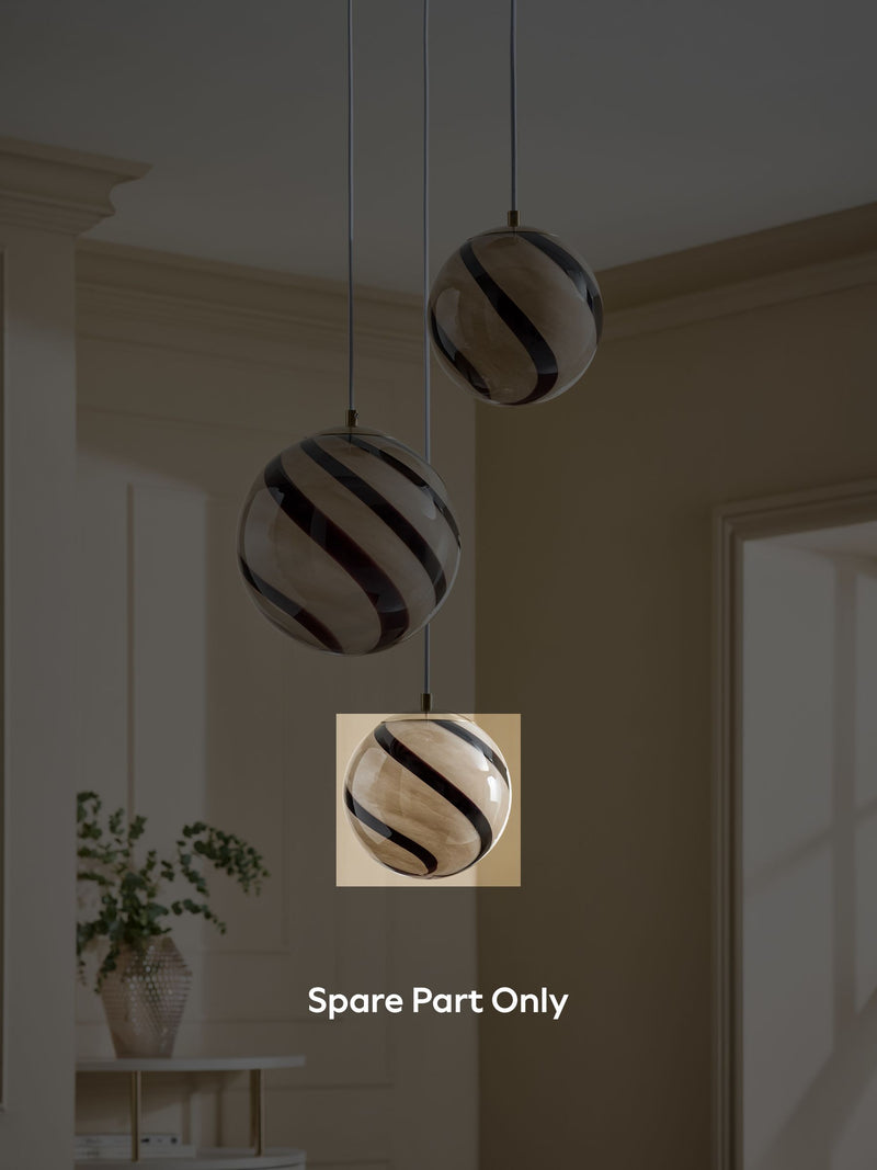 Livia Cluster glass sphere spare part 17cm (British brand)
