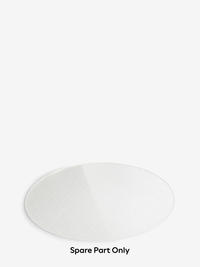 Carlton chandelier clear glass side panel 47.5cm - British product