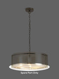 Carlton chandelier clear glass side panel 47.5cm - British product