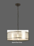 Clear Carlton chandelier side spare part glass (British brand)