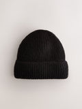 Black Fluffy Beanie (1-16yrs)