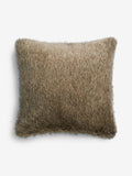 Faux fur cushion brown 50x50cm, imported from the UK