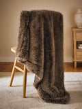 Brown Bear faux fur throw - British product