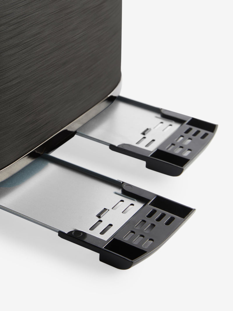 Hadleigh black toaster 4-slice (British brand)