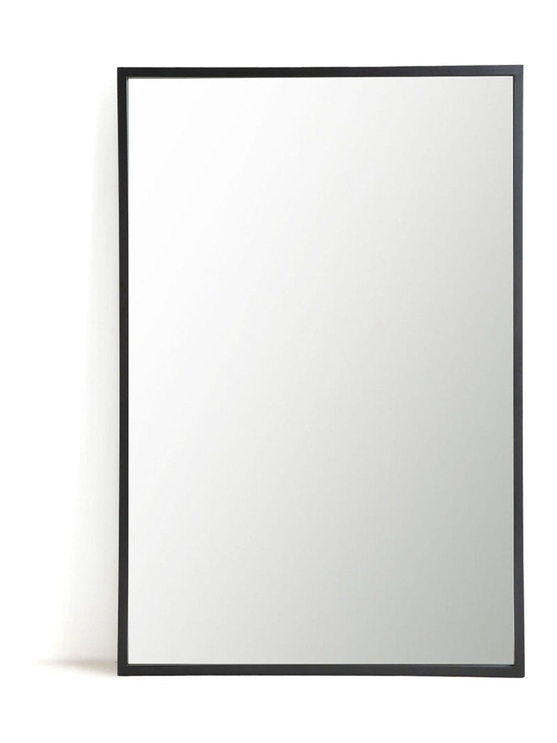 La Redoute Intérieurs black rectangular metal mirror 120x180cm (British brand)