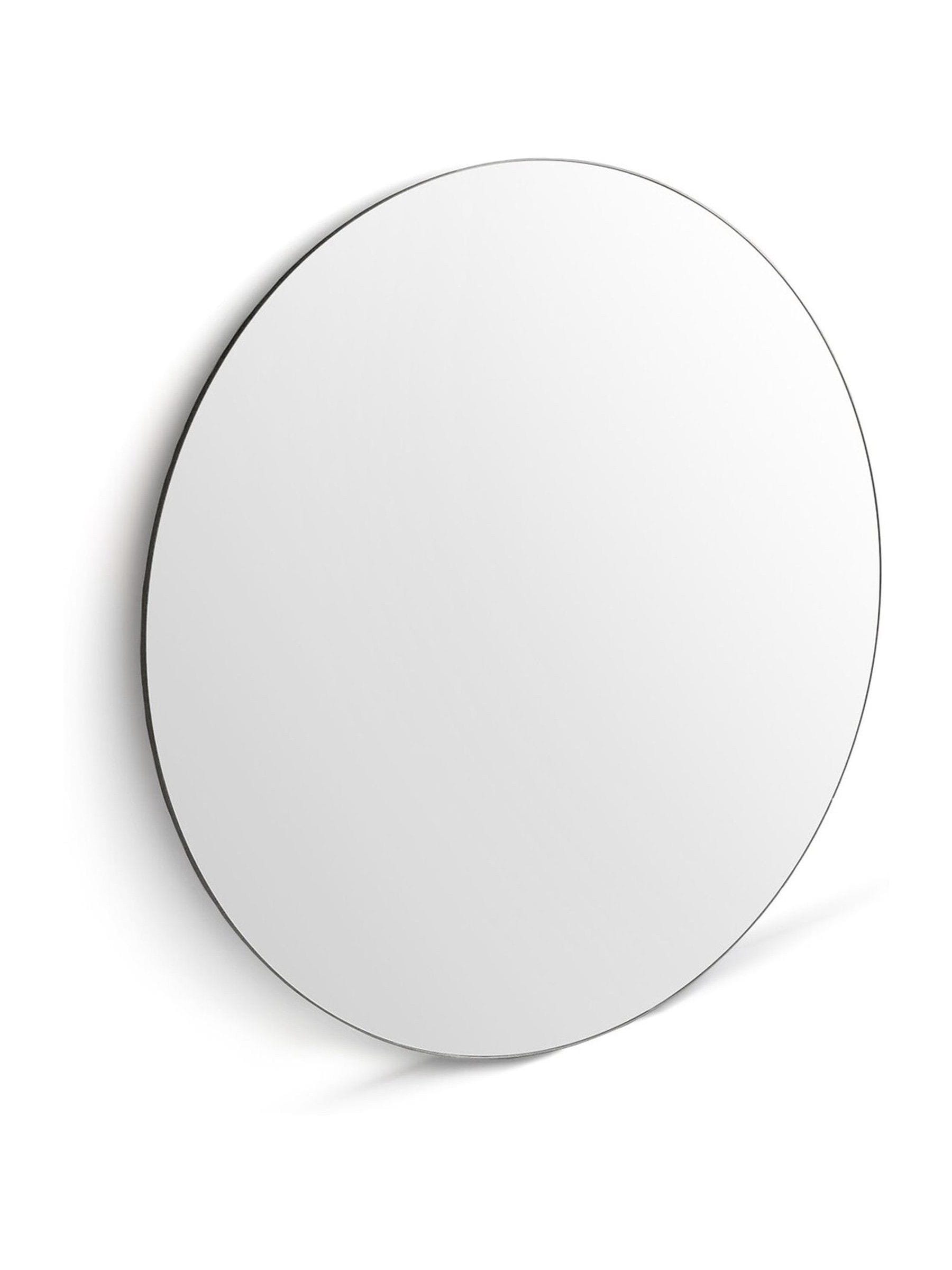 La Redoute round wall mirror 40cm black iron - British product